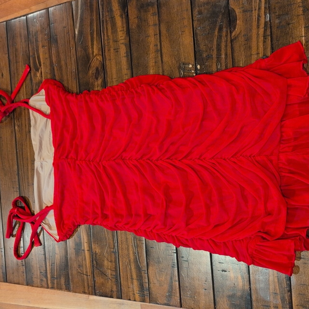 Majorelle Mercedes Dress Ruched Mesh - Picture 10 of 11